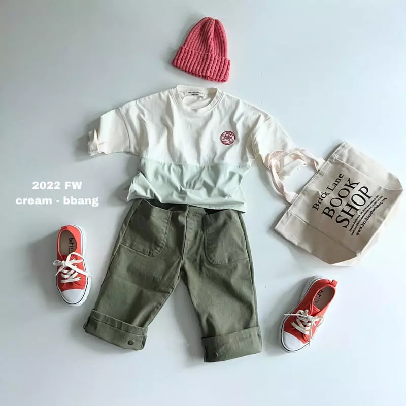 Cream Bbang - Korean Children Fashion - #magicofchildhood - Slit Wapen Tee - 11