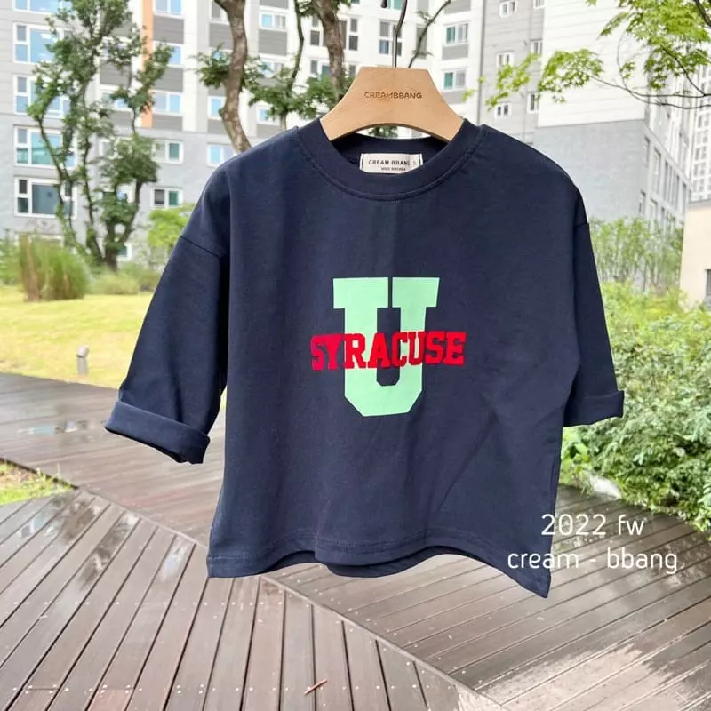Cream Bbang - Korean Children Fashion - #minifashionista - Yuhoo Rooking Tee