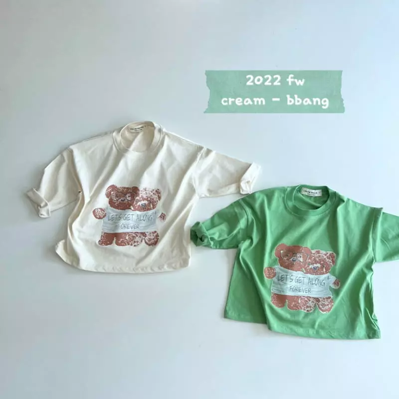 Cream Bbang - Korean Children Fashion - #minifashionista - Forever Single Tee - 12