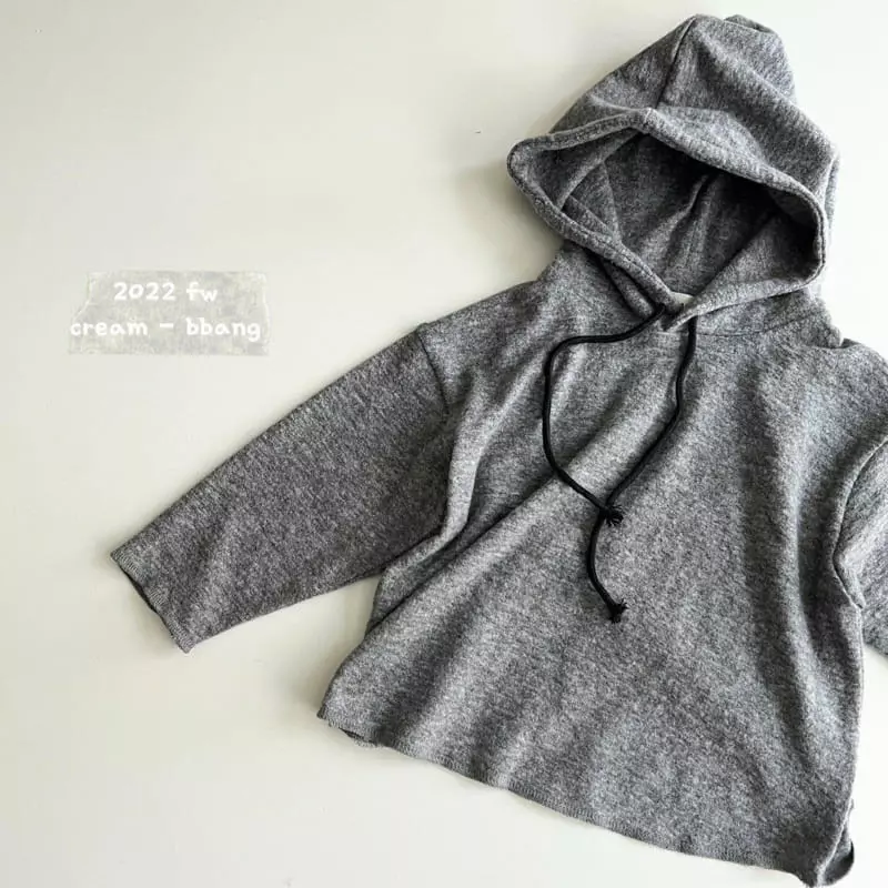 Cream Bbang - Korean Children Fashion - #minifashionista - Pop Soft Hoody Tee - 4