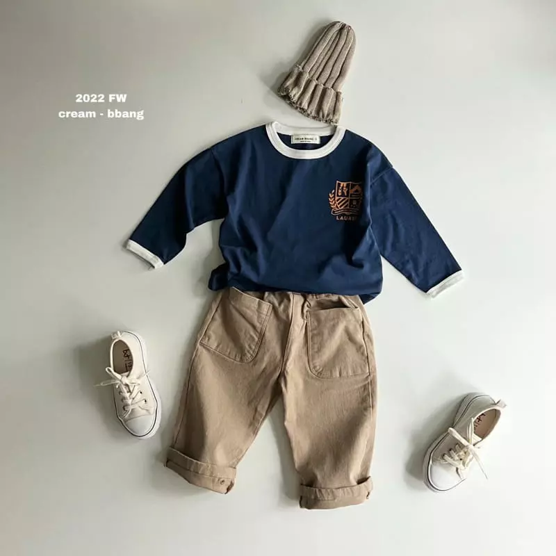 Cream Bbang - Korean Children Fashion - #prettylittlegirls - Roren Piping Tee