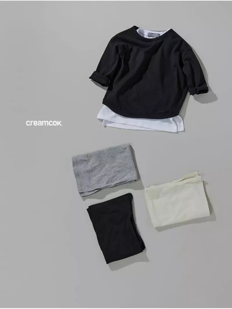 Creamcok - Korean Children Fashion - #kidsshorts - Layered Slit Sleeveless - 12