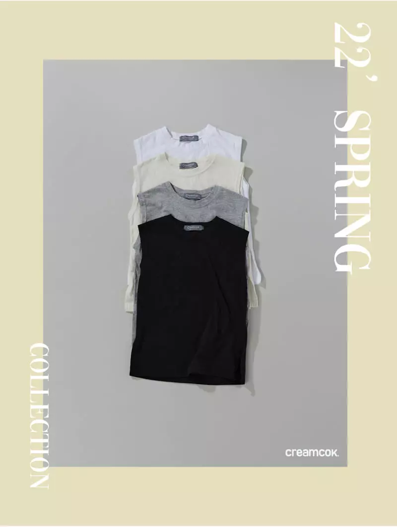 Creamcok - Korean Children Fashion - #magicofchildhood - Layered Slit Sleeveless