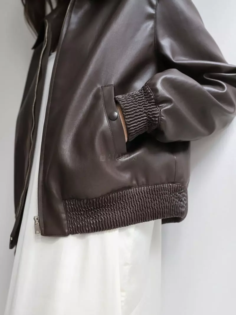 Cullum - Korean Women Fashion - #momslook - Port Vigan Leather Jumper - 7