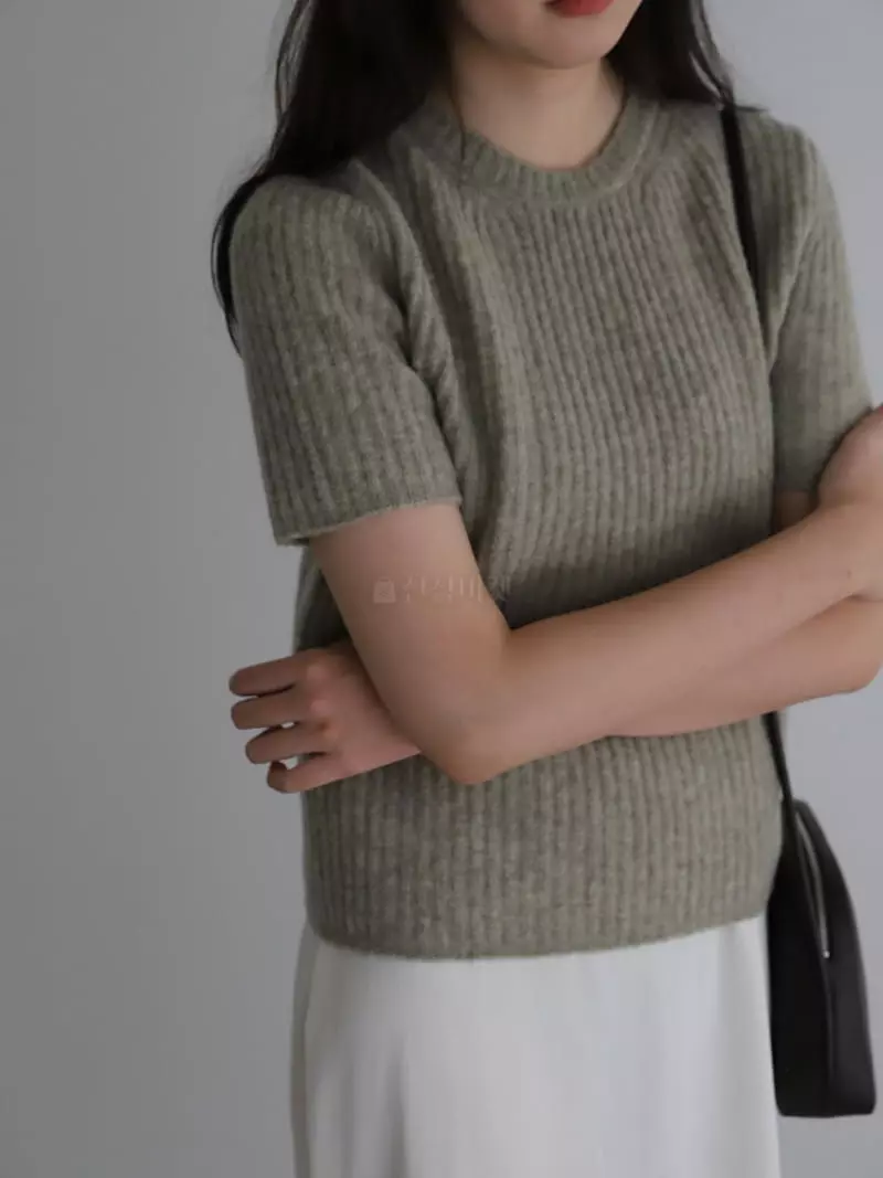 Cullum - Korean Women Fashion - #momslook - Joy Knit Tee - 12