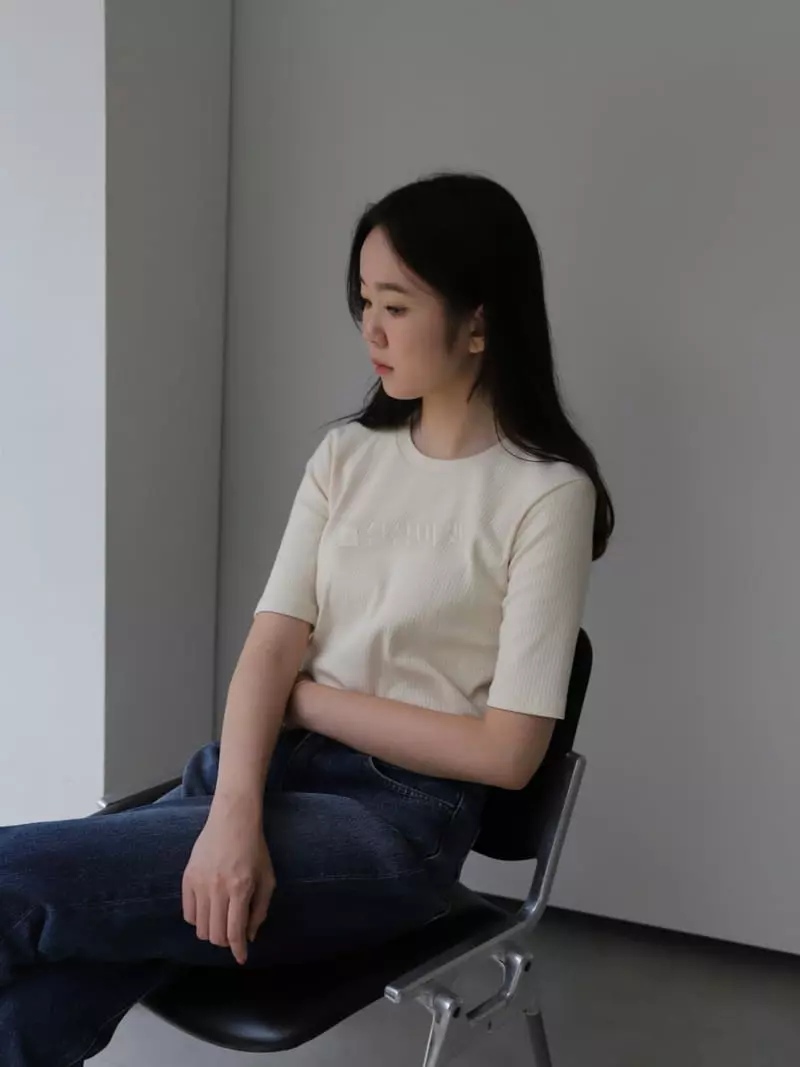 Cullum - Korean Women Fashion - #pursuepretty - Bis Rib Tee - 3
