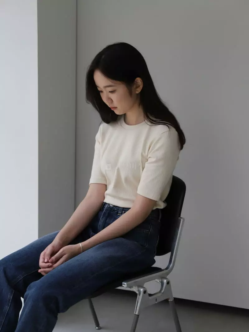 Cullum - Korean Women Fashion - #pursuepretty - Bis Rib Tee - 4