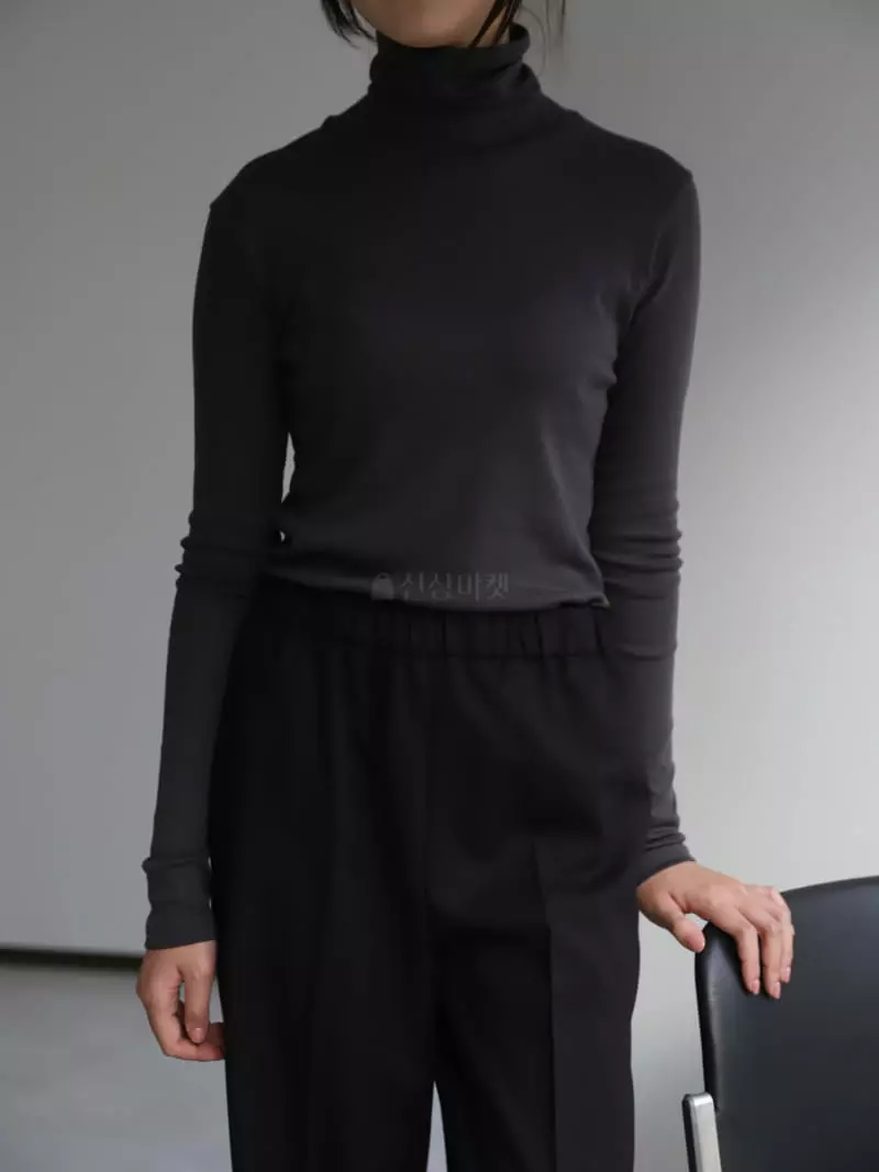 Cullum - Korean Women Fashion - #thatsdarling - Iris Turtleneck Tee - 6
