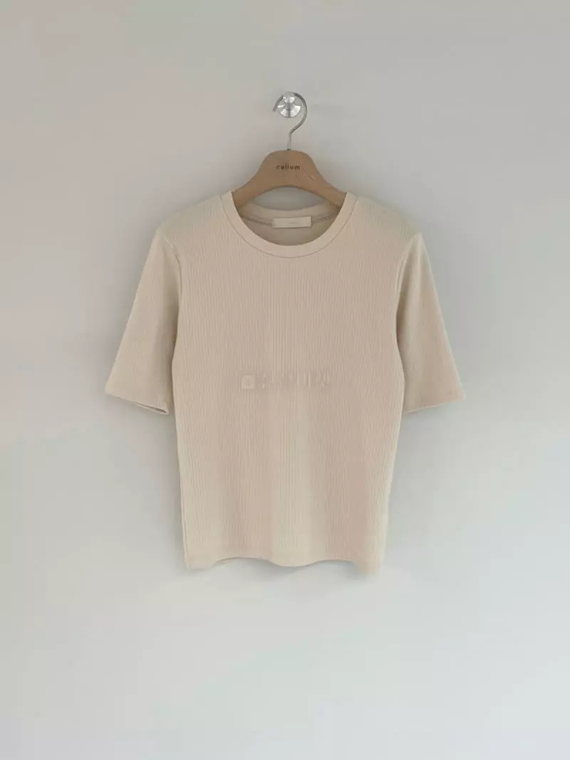 Cullum - Korean Women Fashion - #vintageinspired - Bis Rib Tee