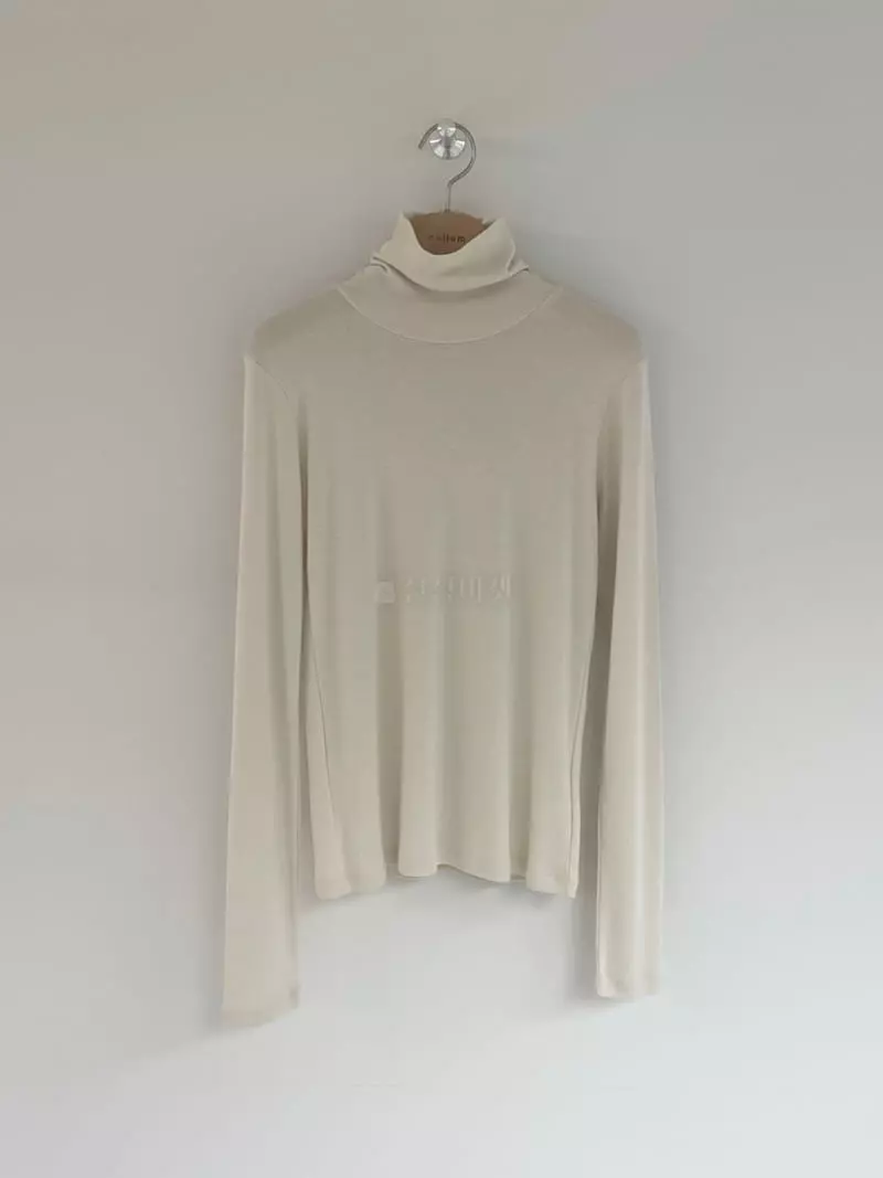 Cullum - Korean Women Fashion - #vintagekidsstyle - Iris Turtleneck Tee