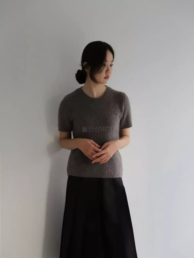 Cullum - Korean Women Fashion - #womensfashion - Joy Knit Tee - 11