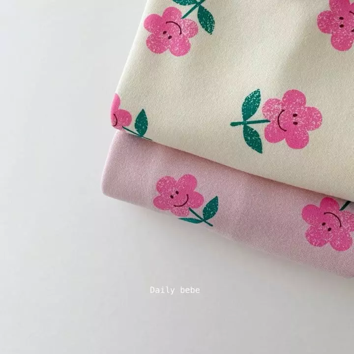 Daily Bebe - Korean Children Fashion - #Kfashion4kids - Smile Flower Sweatshirt - 10