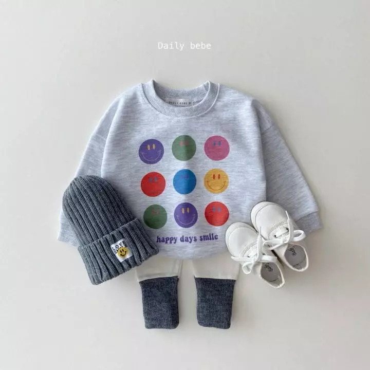 Daily Bebe - Korean Children Fashion - #childrensboutique - 9 Smile Sweatshirt - 4