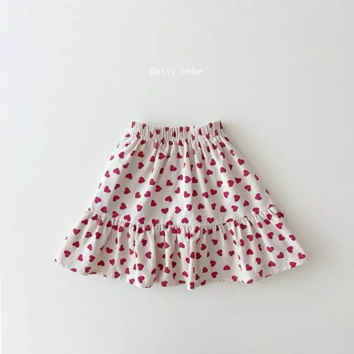 Daily Bebe - Korean Children Fashion - #designkidswear - Rib Skirt