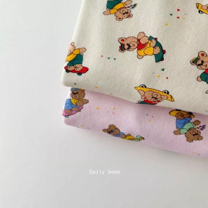 Daily Bebe - Korean Children Fashion - #discoveringself - Board Bear Sweatshirt - 4