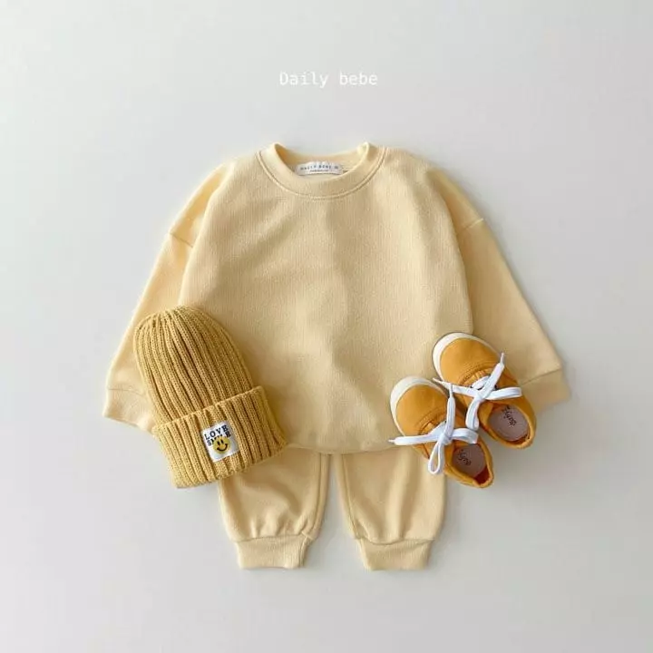 Daily Bebe - Korean Children Fashion - #fashionkids - Boodle Bootscut Top Bottom Set - 3