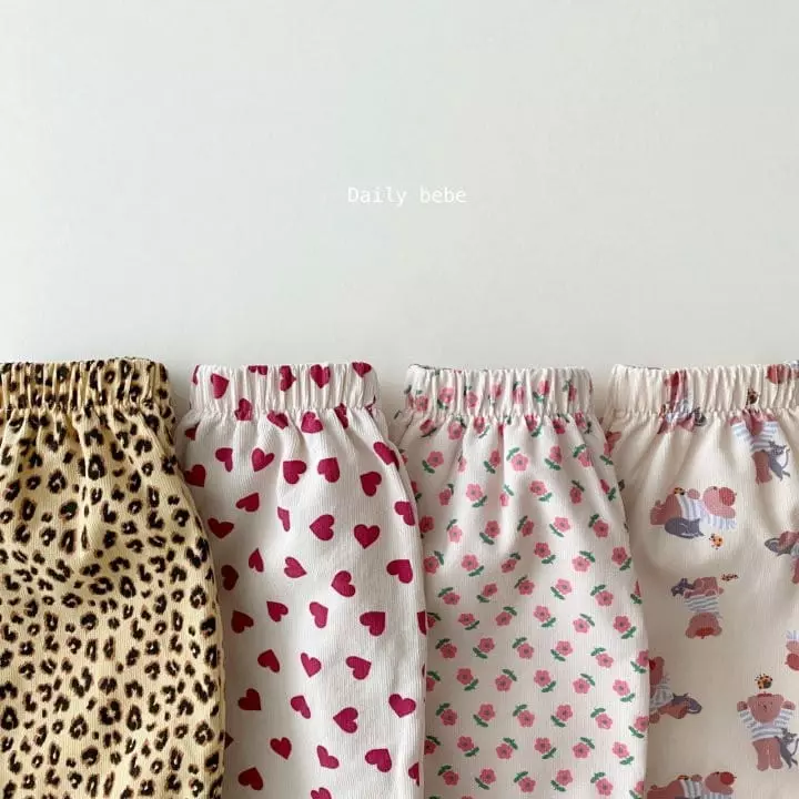 Daily Bebe - Korean Children Fashion - #kidsshorts - Rib Pants - 5