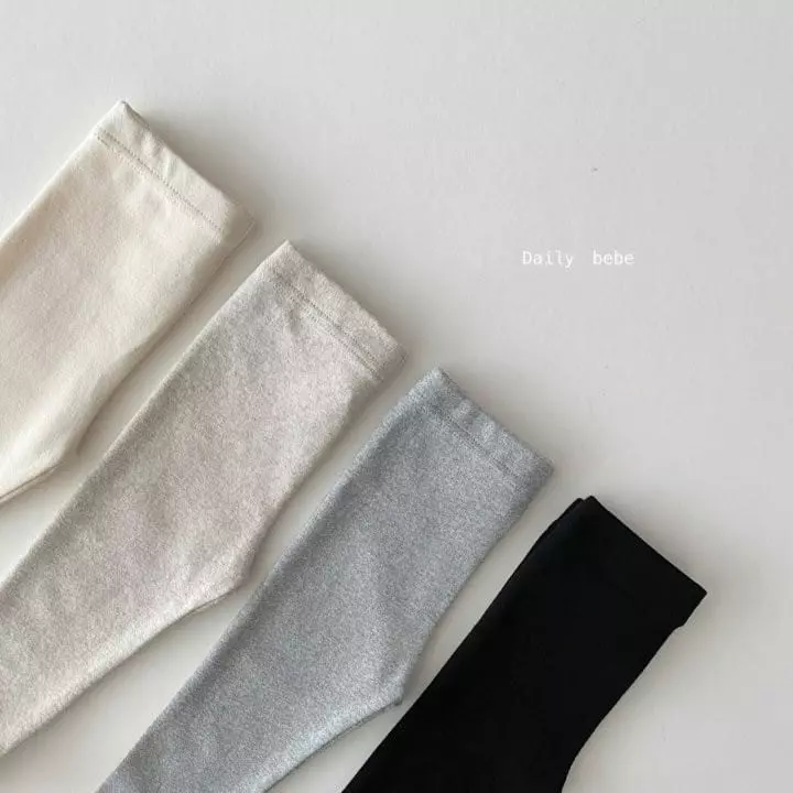 Daily Bebe - Korean Children Fashion - #kidsshorts - Basic Leggings - 3