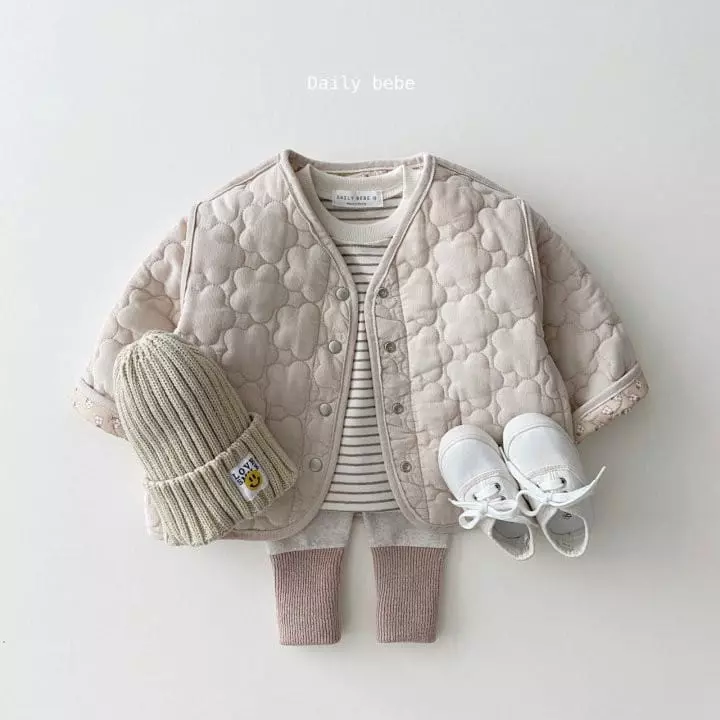 Daily Bebe - Korean Children Fashion - #kidsstore - Flower Reversible Jumper - 3