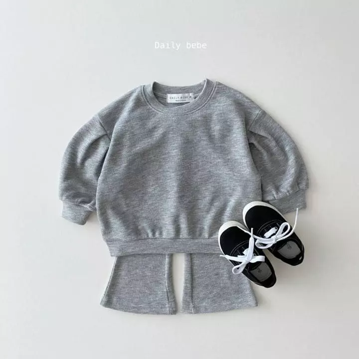 Daily Bebe - Korean Children Fashion - #kidsshorts - Boodle Jogger Top Bottom Set - 4