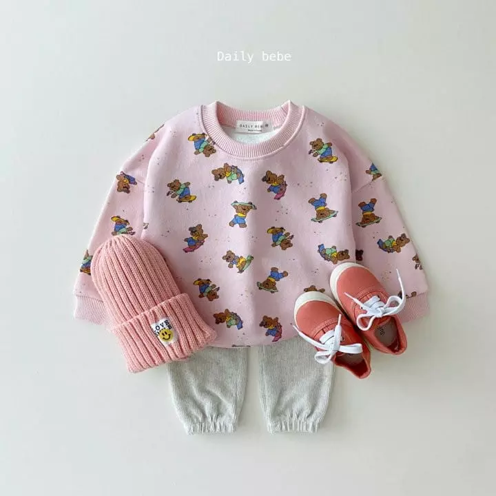 Daily Bebe - Korean Children Fashion - #kidsstore - Small Rib Pants - 6