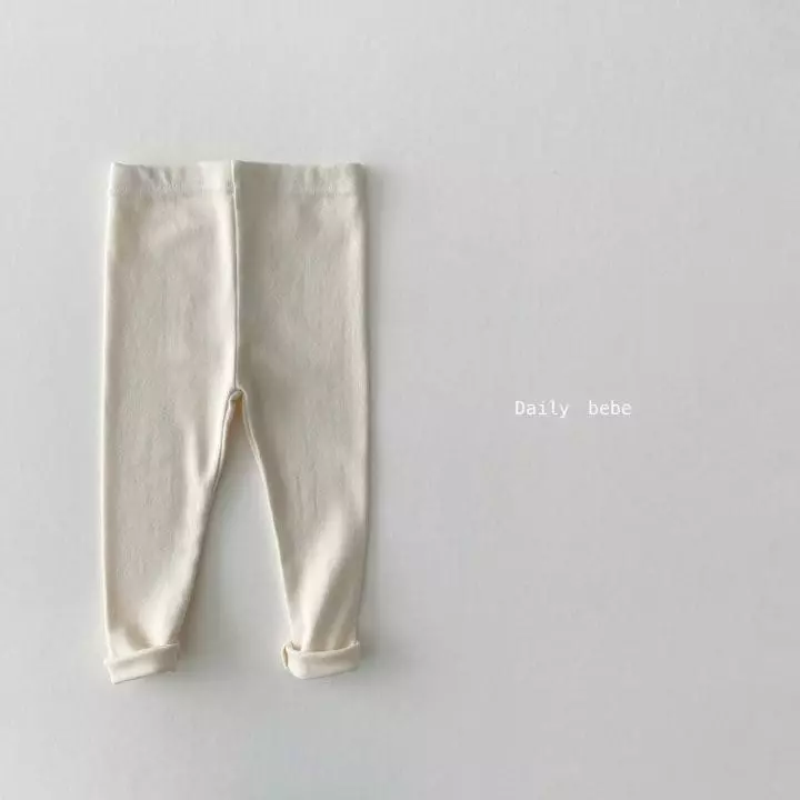 Daily Bebe - Korean Children Fashion - #kidzfashiontrend - Basic Leggings - 5