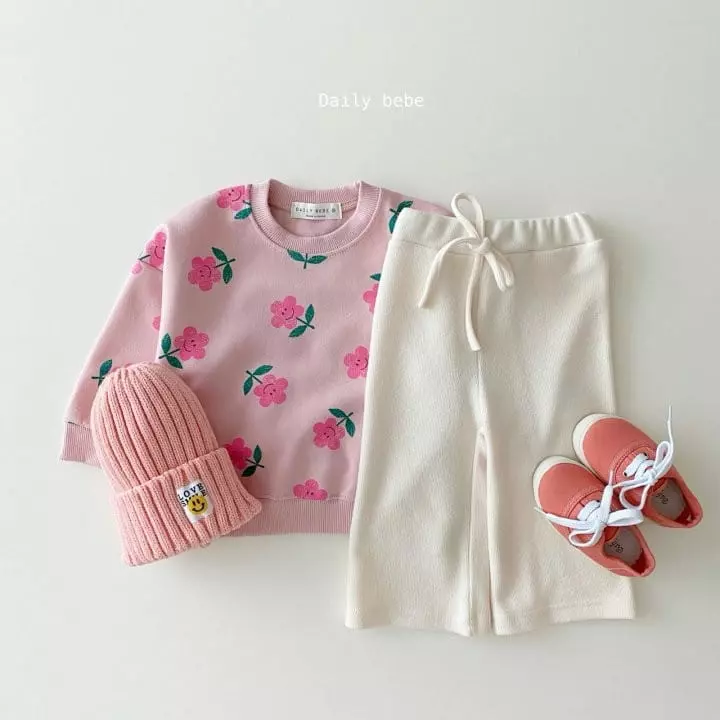 Daily Bebe - Korean Children Fashion - #kidzfashiontrend - Wide Pants - 9