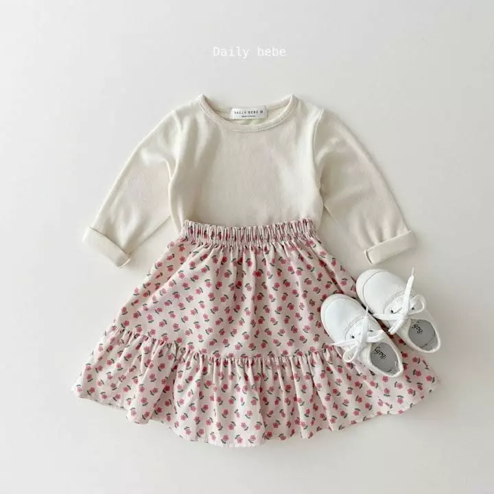 Daily Bebe - Korean Children Fashion - #littlefashionista - Rib Skirt - 8