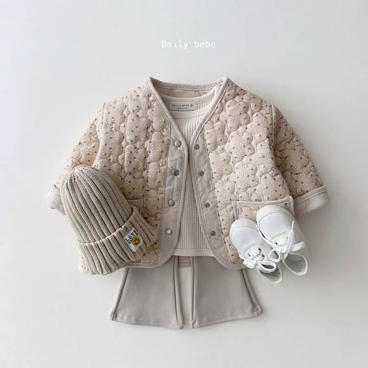 Daily Bebe - Korean Children Fashion - #littlefashionista - Flower Reversible Jumper - 6