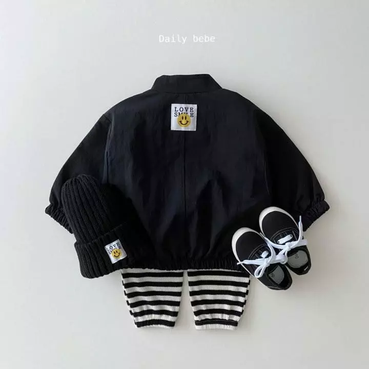 Daily Bebe - Korean Children Fashion - #littlefashionista - Waffle Stripes Pants - 10