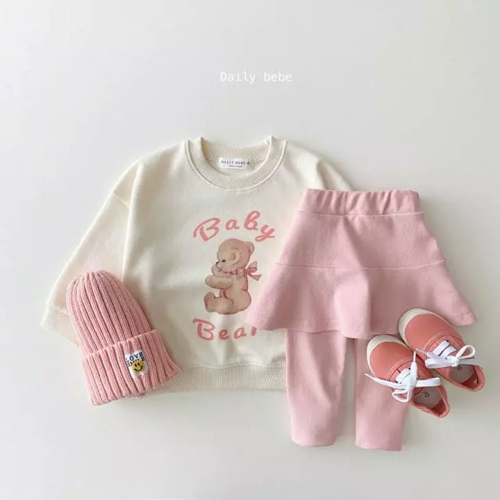 Daily Bebe - Korean Children Fashion - #littlefashionista - Skirt Leggings - 6