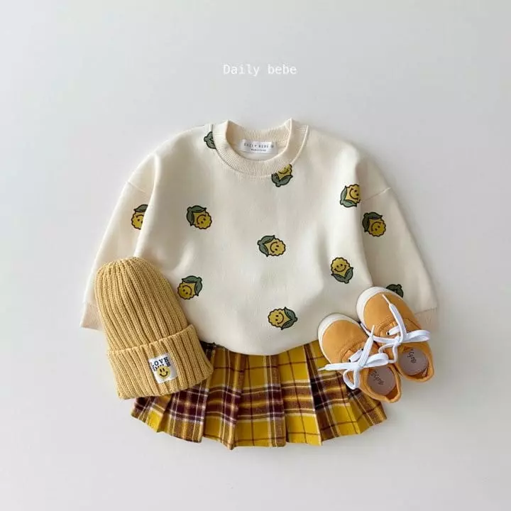 Daily Bebe - Korean Children Fashion - #littlefashionista - Acorn and Corn Sweatshirt - 3