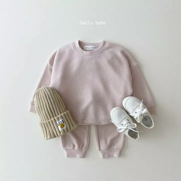 Daily Bebe - Korean Children Fashion - #minifashionista - Boodle Jogger Top Bottom Set - 9