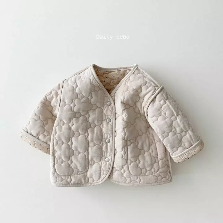 Daily Bebe - Korean Children Fashion - #prettylittlegirls - Flower Reversible Jumper - 9