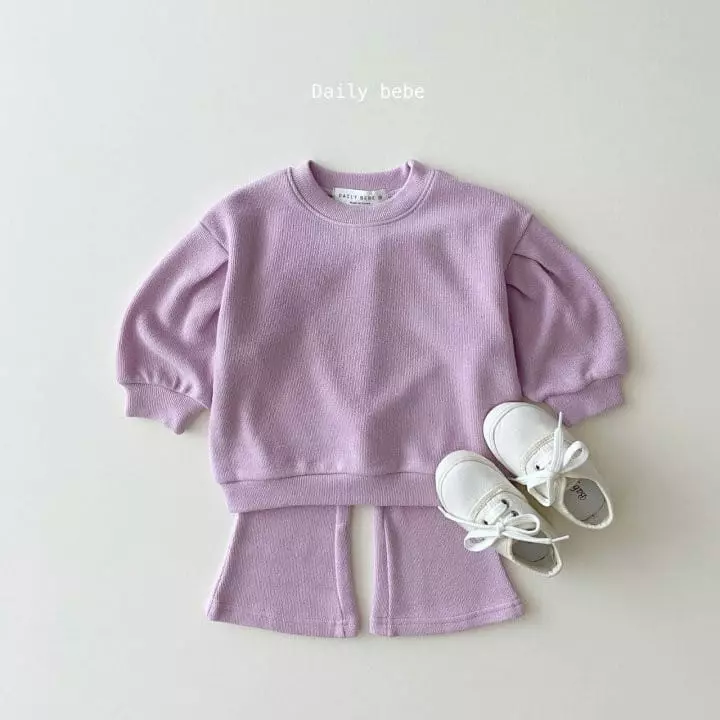 Daily Bebe - Korean Children Fashion - #prettylittlegirls - Boodle Bootscut Top Bottom Set - 11