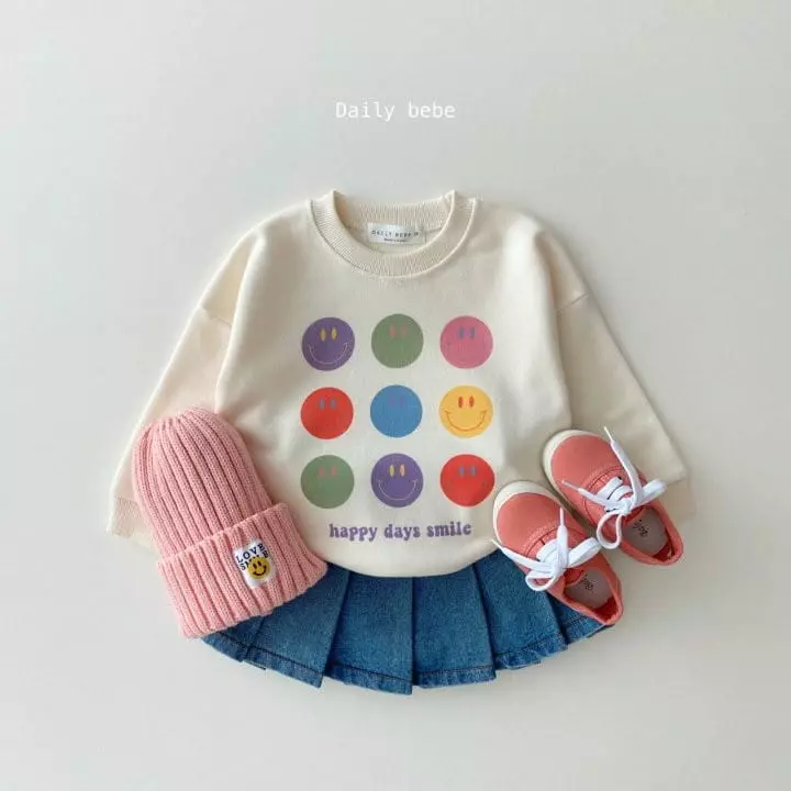 Daily Bebe - Korean Children Fashion - #prettylittlegirls - Denim Wrinkle Skirt - 7