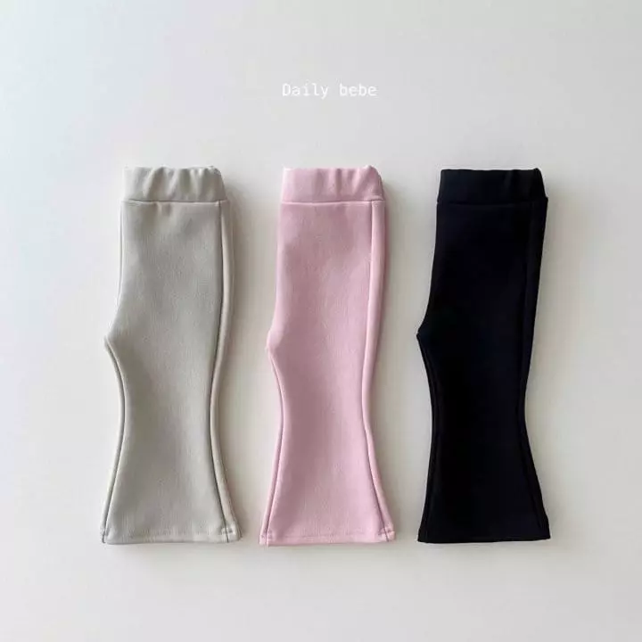 Daily Bebe - Korean Children Fashion - #toddlerclothing - Muzi Bootscut Pants - 6