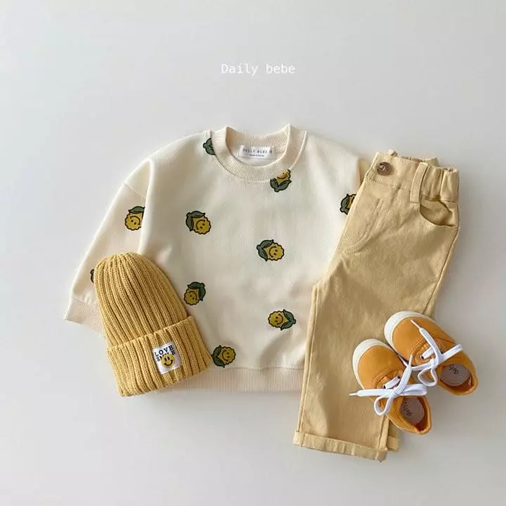 Daily Bebe - Korean Children Fashion - #toddlerclothing - Acorn and Corn Sweatshirt - 8