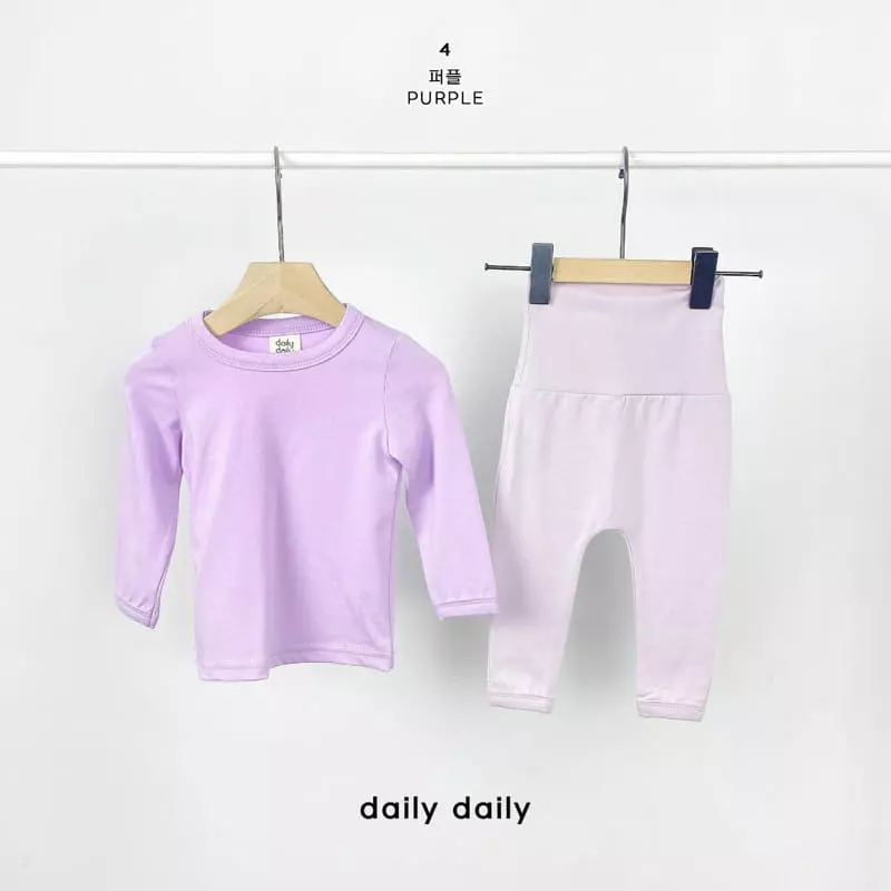 Daily Daily - Korean Baby Fashion - #babyfashion - Dangdang Bebe Color Mix Homewear - 5