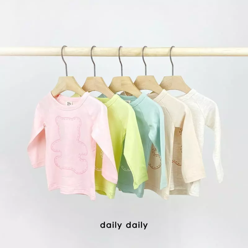 Daily Daily - Korean Baby Fashion - #babylifestyle - Bebe Bear Three Bebe Homewear - 7