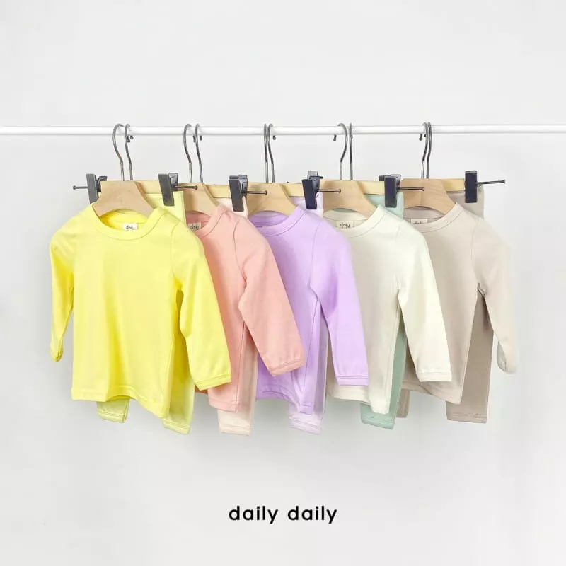 Daily Daily - Korean Baby Fashion - #babyoninstagram - Dangdang Bebe Color Mix Homewear - 9