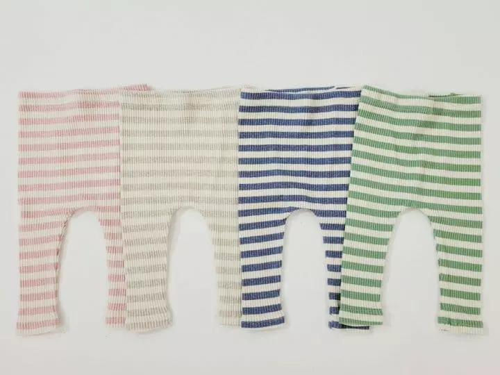 Daily Daily - Korean Baby Fashion - #babyoutfit - Bebe Dandan Bebe Line Leggings - 2