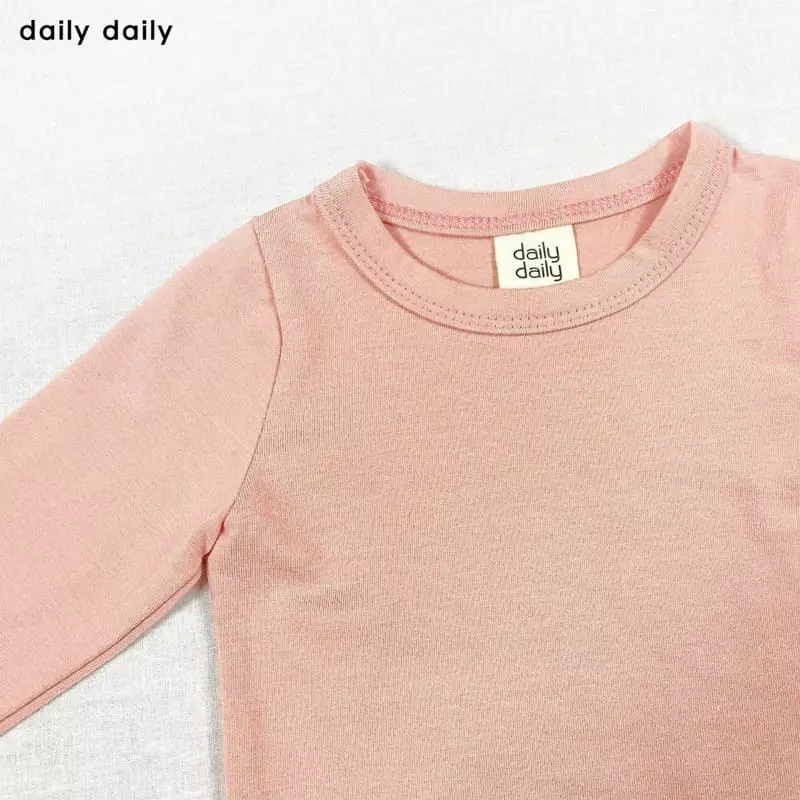 Daily Daily - Korean Baby Fashion - #babyoutfit - Dangdang Bebe Color Mix Homewear - 12