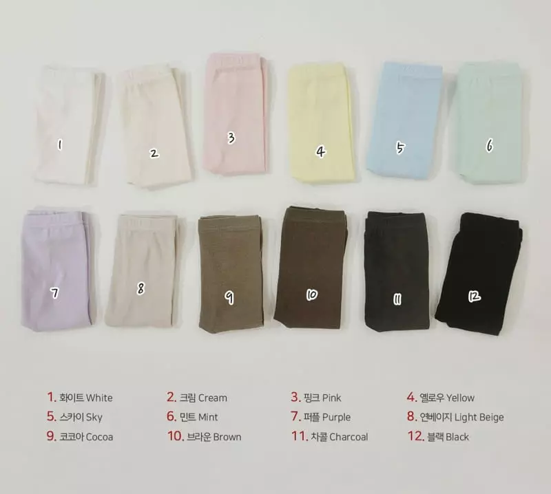 Daily Daily - Korean Baby Fashion - #babyoutfit - Dandan Bebe 4 Season Leggings - 4
