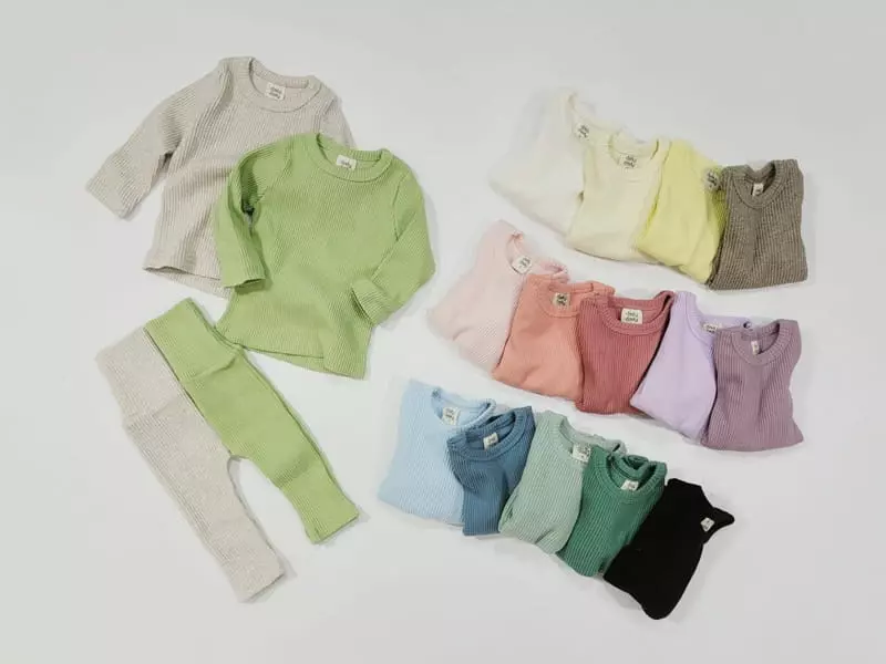 Daily Daily - Korean Baby Fashion - #babywear - Bebe Dandan Color Homewear - 3
