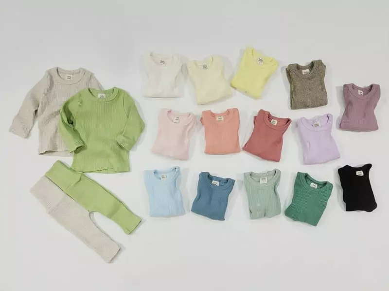 Daily Daily - Korean Baby Fashion - #babywear - Bebe Dandan Color Homewear - 4