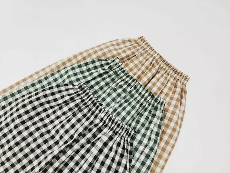 Daily Daily - Korean Children Fashion - #Kfashion4kids - Ckid Check Morden Pants - 12