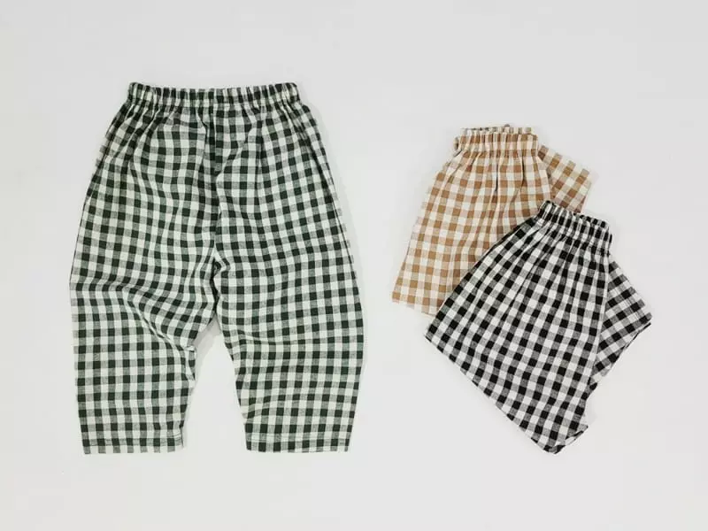 Daily Daily - Korean Children Fashion - #stylishchildhood - Ckid Check Morden Pants - 4