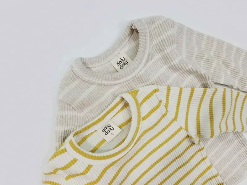 Daily Daily - Korean Children Fashion - #designkidswear - Kid Dandan Color Line Homewear - 10