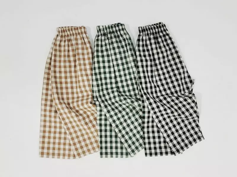 Daily Daily - Korean Children Fashion - #discoveringself - Ckid Check Morden Pants - 7